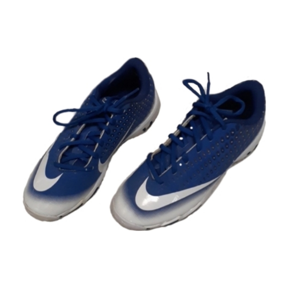 Nike FastFlex Boys Blue and White Cleats Sneakers Size 6Y
